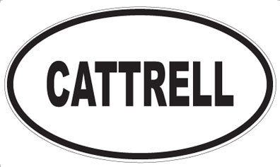 CATTRELL - Oval Magnet