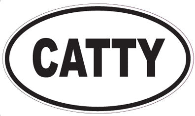 CATTY - Oval Magnet