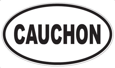 CAUCHON - Oval Sticker