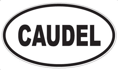 CAUDEL - Oval Sticker