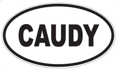CAUDY - Oval Magnet