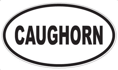 CAUGHORN - Oval Magnet