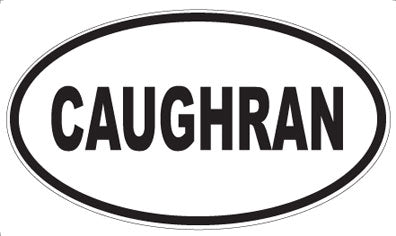 CAUGHRAN - Oval Magnet