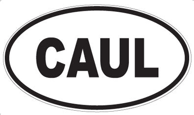 CAUL - Oval Magnet