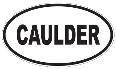 CAULDER - Oval Magnet
