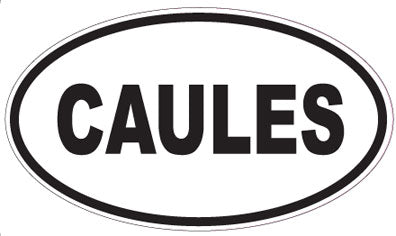 CAULES - Oval Sticker