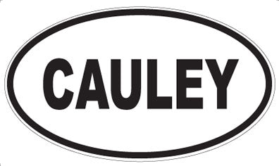 CAULEY - Oval Magnet