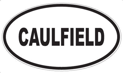 CAULFIELD - Oval Sticker