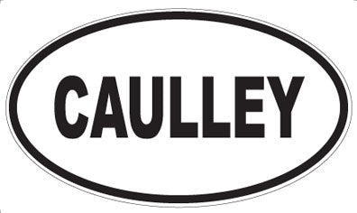CAULLEY - Oval Sticker