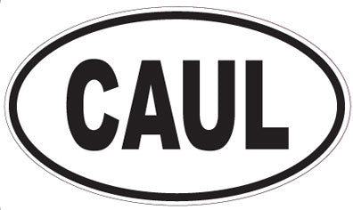 CAUL - Oval Sticker