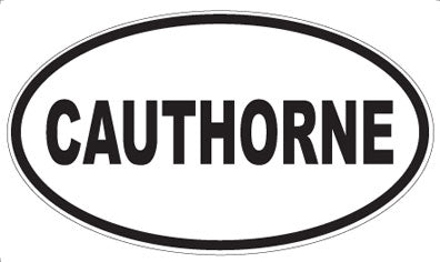 CAUTHORNE - Oval Magnet