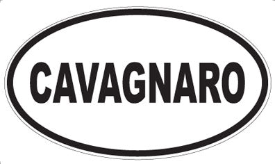 CAVAGNARO - Oval Magnet