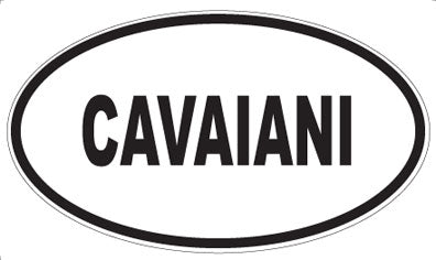 CAVAIANI - Oval Sticker