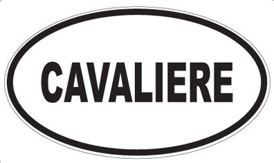 CAVALIERE - Oval Magnet