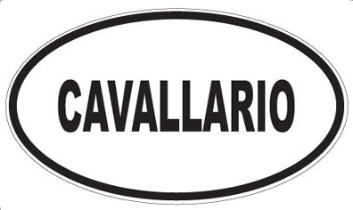 CAVALLARIO - Oval Magnet