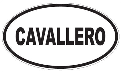 CAVALLERO - Oval Magnet