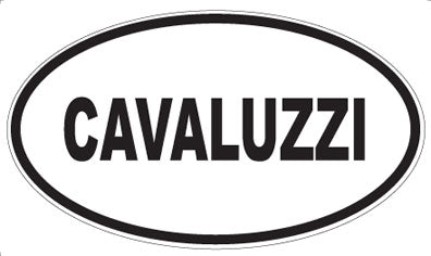 CAVALUZZI - Oval Sticker