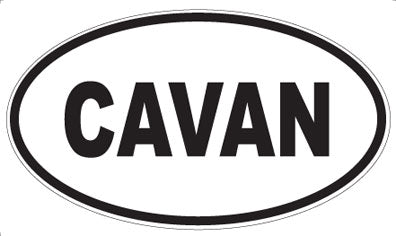 CAVAN - Oval Sticker