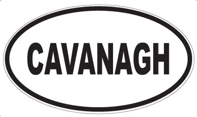 CAVANAGH - Oval Magnet