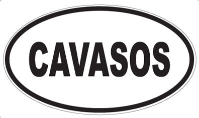 CAVASOS - Oval Magnet