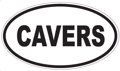 CAVERS - Oval Sticker