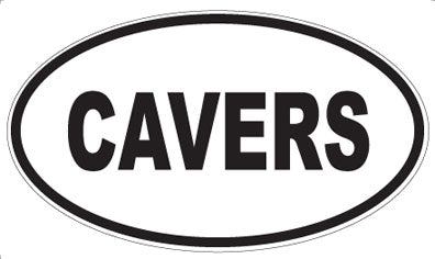 CAVERS - Oval Magnet