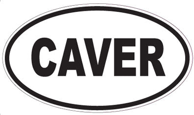 CAVER - Oval Magnet