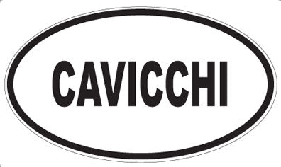 CAVICCHI - Oval Sticker