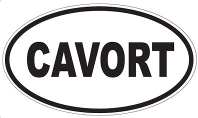 CAVORT - Oval Sticker