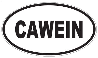 CAWEIN - Oval Sticker