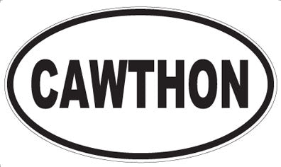 CAWTHON - Oval Sticker