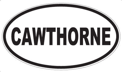 CAWTHORNE - Oval Magnet