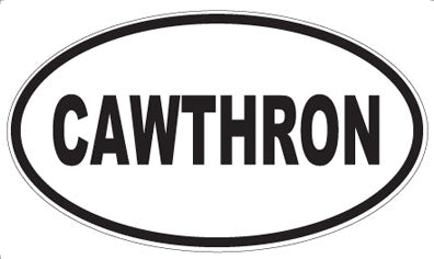 CAWTHRON - Oval Magnet