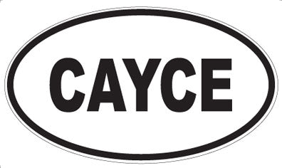 CAYCE - Oval Magnet