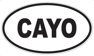 CAYO - Oval Magnet