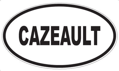 CAZEAULT - Oval Magnet