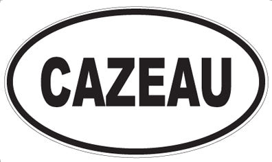 CAZEAU - Oval Magnet