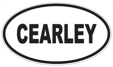 CEARLEY - Oval Magnet