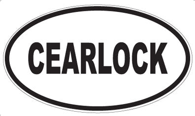 CEARLOCK - Oval Sticker