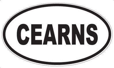 CEARNS - Oval Magnet