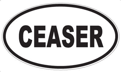 CEASER - Oval Sticker