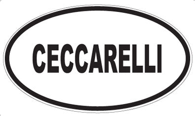 CECCARELLI - Oval Sticker