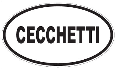 CECCHETTI - Oval Magnet