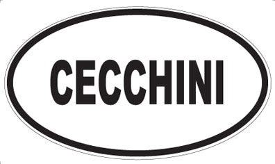 CECCHINI - Oval Magnet