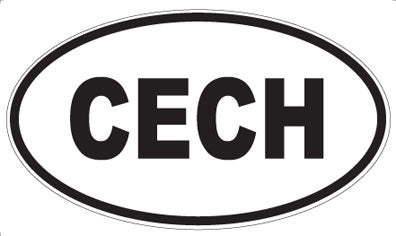 CECH - Oval Magnet