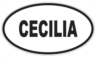 CECILIA - Oval Magnet