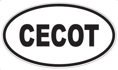 CECOT - Oval Sticker