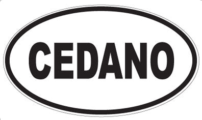 CEDANO - Oval Magnet