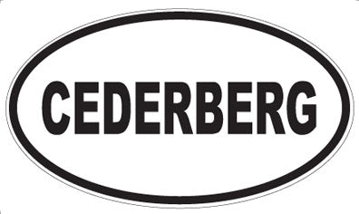 CEDERBERG - Oval Magnet