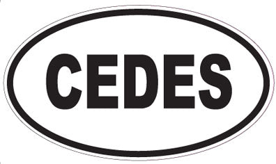 CEDES - Oval Magnet